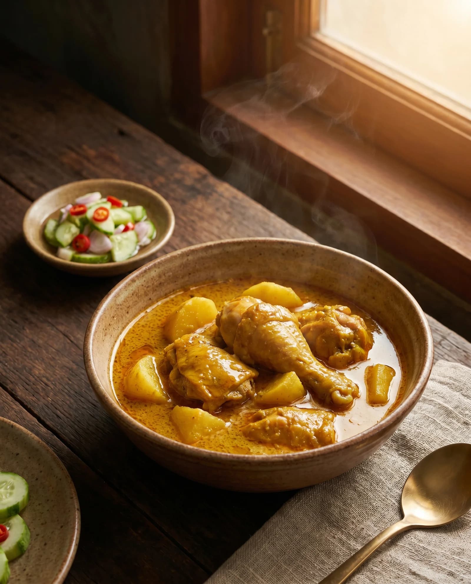 แกงกะหรี่ไก่ (สไตล์ไทย)